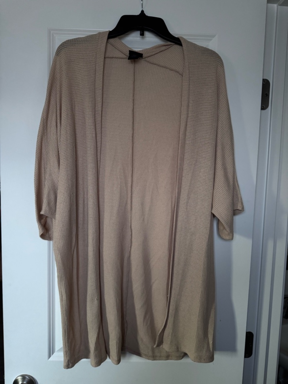Rue21 Tan Waffle Knit Open Cardigan